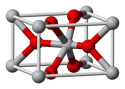 Kristallstruktur von Osmium(IV)-oxid