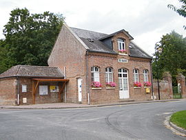 The town hall in Saisseval