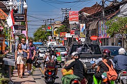 Monkey Forest Street in Ubud