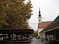 Das Stadtzentrum in Županja