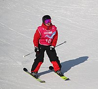 Emma Morozumi beim Halfpipe-Wettbewerb