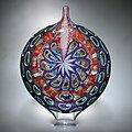 David Patchen "Ellipse" Blown glass; cane, murrine, 2024