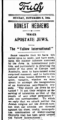 Antisemitic article in a Sydney tabloid (1904)