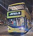 Enviro400 City at Piccadilly Gardens in December 2024