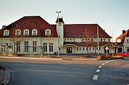 Het stationsgebouw