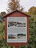Informationstafel zur Geschichte des Wilhelm-Schmidt-Parks