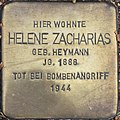 Braunschweig Wolfenbütteler Straße 13 Stolperstein Helene Zacharias