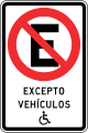 RPO-14 Disabled parking only