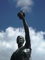 Figure on Kingston-upon-Thames War Memorial