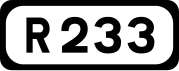 R233 road shield}}