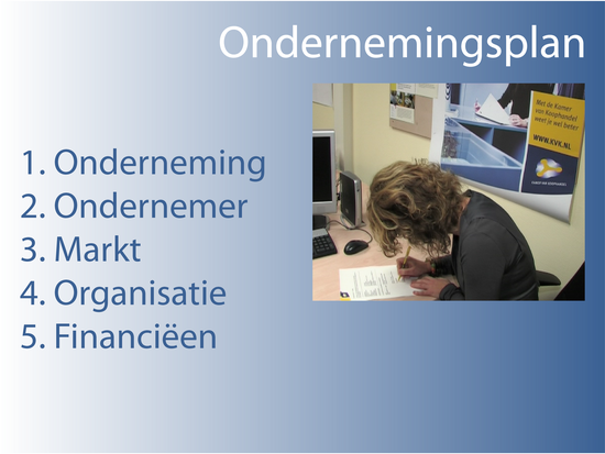 Voorbeeld ondernemingsplan