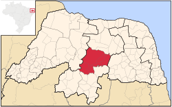 Location of Serra de Santana