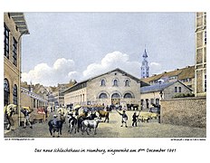 III 62 Das neue Schlachthaus, eingeweiht am 8ten December 1841