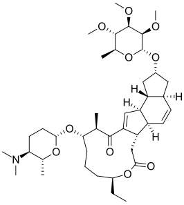 Structuurformule van spinosyn A