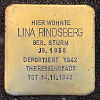 Stolperstein Sandweg 40 Rindsberg Lina