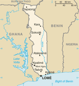 Togo - Mappa