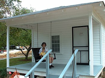 Das Geburtshaus von Elvis Presley in Tupelo, Mississippi