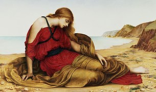 Evelyn de Morgan: Ariadne in Naxos, 1877