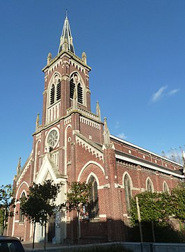 De Sint-Lodewijkskerk in Armentières