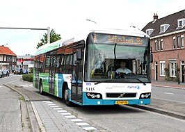 Volvo 7700 Hybride van Arriva te Dordrecht.