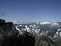 Blick nach SW mit Walliser Alpen im Hintergrund