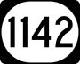 Kentucky Route 1142 marker