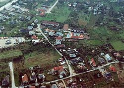 Aerial photograph of Fertőhomok