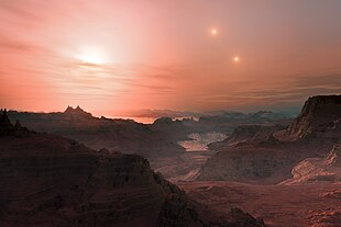 Künstlerische Darstellung von Gliese 667 Cc