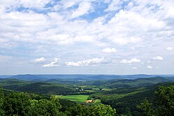 Kennamer Cove, viewed from Gunters Mountain