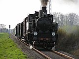 21.–22. KW Ein Zug der Museums-Eisenbahn Minden bei Hille-Hartum.