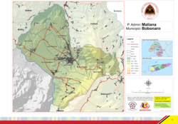 Official map of the Administrative post