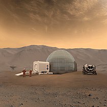 Langley'nin Mars yaşam alanı için Mars Buz Kubbesi tasarımı, 2010'lar
