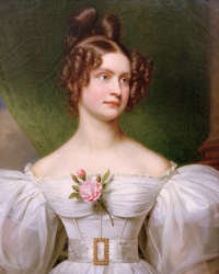 Joseph Karl Stieler: Porträt der Prinzessin Mathilde Karoline von Bayern, spätere Großherzogin von Hessen, um 1830