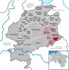 Lage der Gemeinde Messenkamp im Landkreis Schaumburg