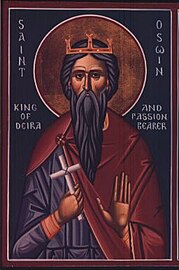 Martyr Oswine of Deira, King of Deira and Passion Bearer.