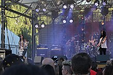 Stalingrad Cowgirls performing in Stockholm in August 2010