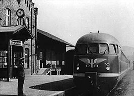 Een VT 08 in 1953 in Oberscheden