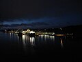 Gece Mariehamn limanı
