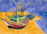 Vincent van Gogh: Fischerboote in Saintes-Marie heute Eremitage, St. Petersburg
