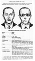 FBI wanted poster of D.B. Cooper