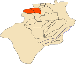 Location of Kénadsa within Béchar Province