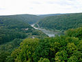 Overview of the gorge areas from the Michelsberg