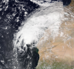 Satellite image of Hermine on September 25