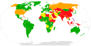 Părțile și semnatarii Statutului de la Roma      Stat parte      Semnatar care nu a ratificat      Parte care și-a retras ulterior calitatea de membru      Semnatar care și-a retras ulterior semnătura      Statul non-stat, ne-semnatar