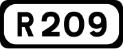 R209 road shield}}