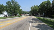 Looking north on Ohio Highway 104 in Jasper