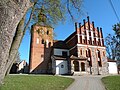 Historic church in Jonkowo. Napoleon visited the parsonage in Jonkowo the day after the battle[9]