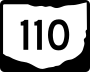 State Route 110 marker