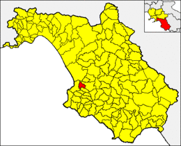 Ogliastro Cilento – Mappa