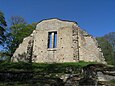 Nur der Westgiebel ist von der Klosterkirche Riseberga übriggeblieben